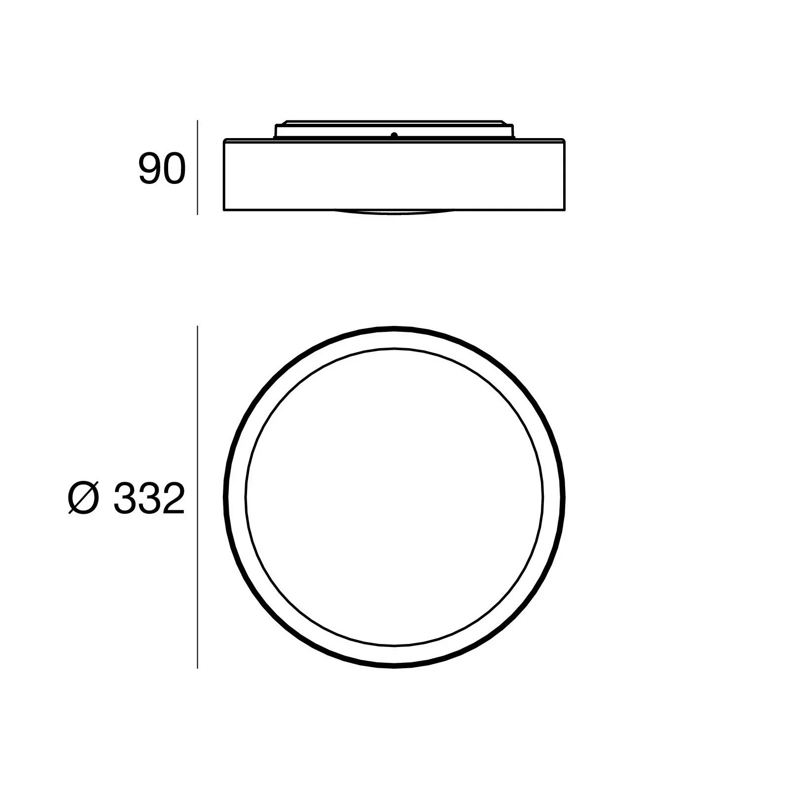 Deckenleuchte Crew2 D400 16W Ip44 Ne Rag-B Co Ra günstig online kaufen