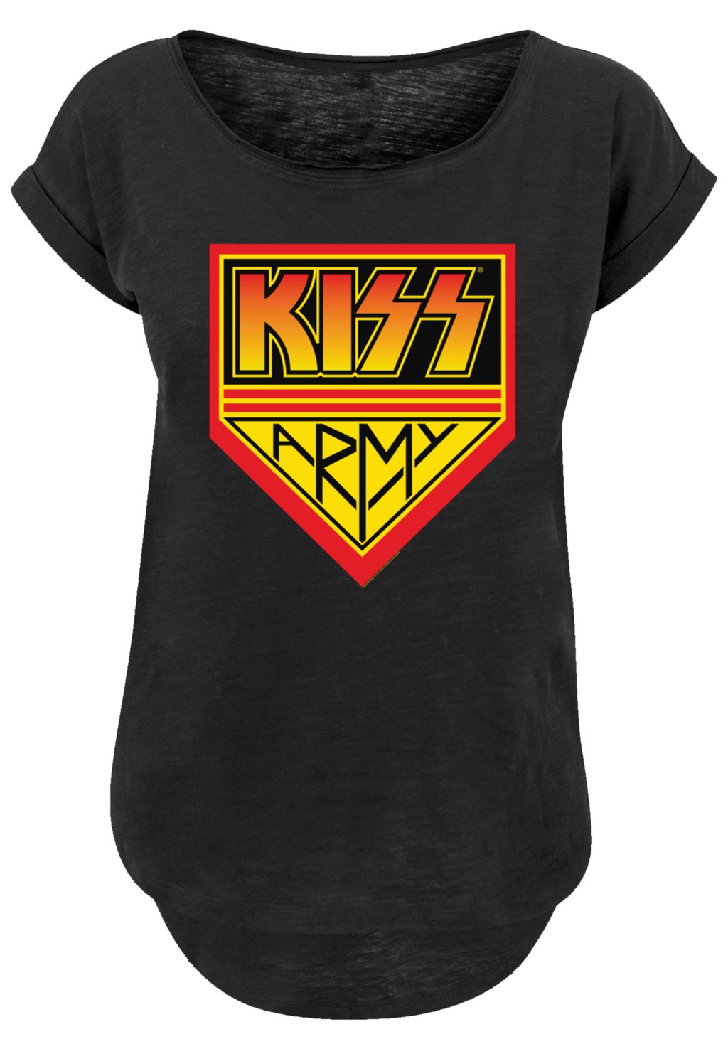 F4NT4STIC T-Shirt "Kiss Rock Band Army Logo", Premium Qualität, Musik, By R günstig online kaufen