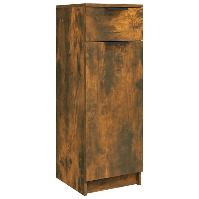 vidaXL Badezimmerschrank Räuchereiche 32x34x90 cm Holzwerkstoff günstig online kaufen