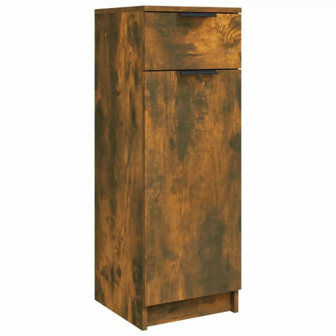 vidaXL Badezimmerschrank Räuchereiche 32x34x90 cm Holzwerkstoff günstig online kaufen