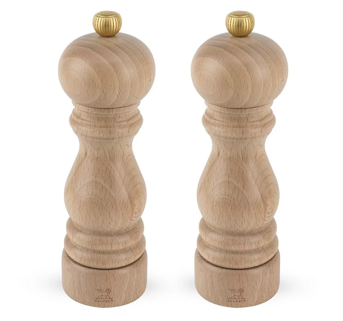 Peugeot Paris SET Pfeffermühle & Salzmühle Holz Natur U-Select 18cm günstig online kaufen