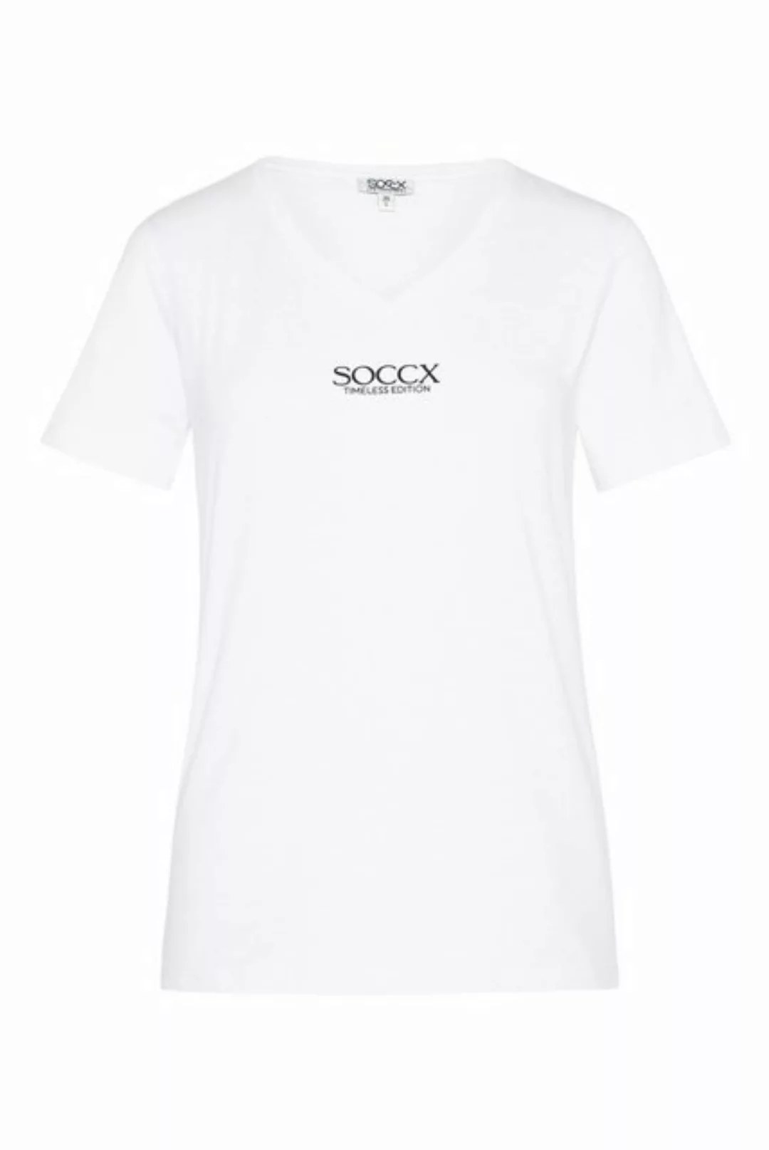 SOCCX Rundhalsshirt aus Baumwolle günstig online kaufen