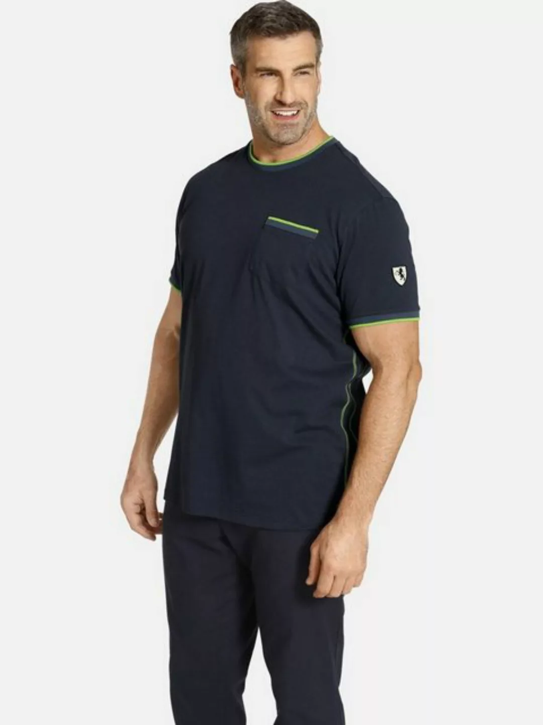 Charles Colby T-Shirt EARL PATON +Fit Artikel, mit Brusttasche günstig online kaufen