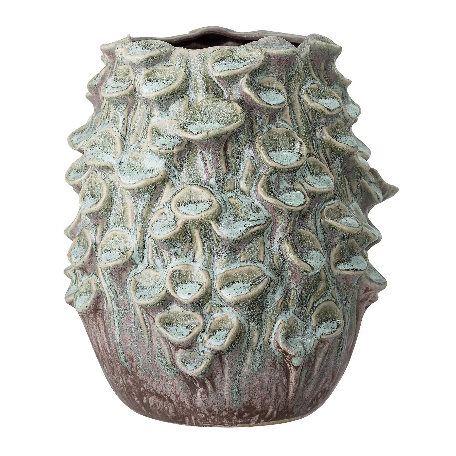 Bloomingville - Rigo Vase - grün/H x Ø 23,5x21,5cm günstig online kaufen