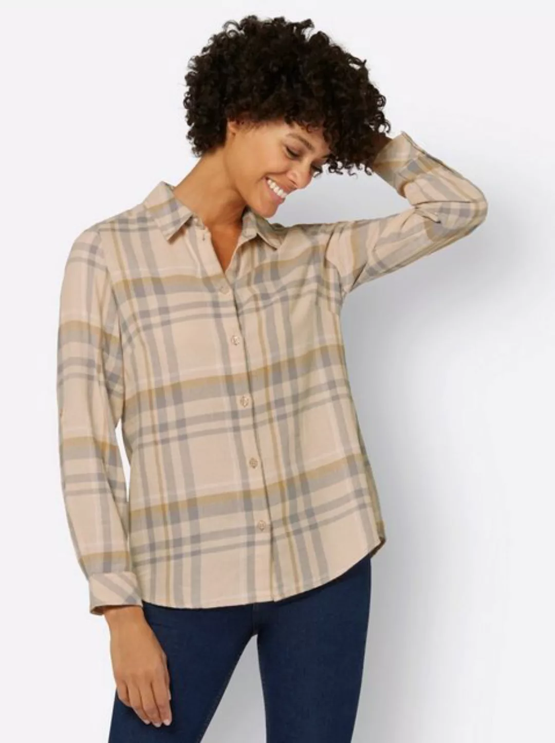 Witt Klassische Bluse Flanellbluse günstig online kaufen