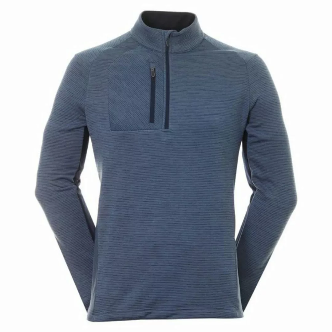 Callaway Longsweatshirt Callaway Golf Layer Blau Stripe Fleece Herren M günstig online kaufen