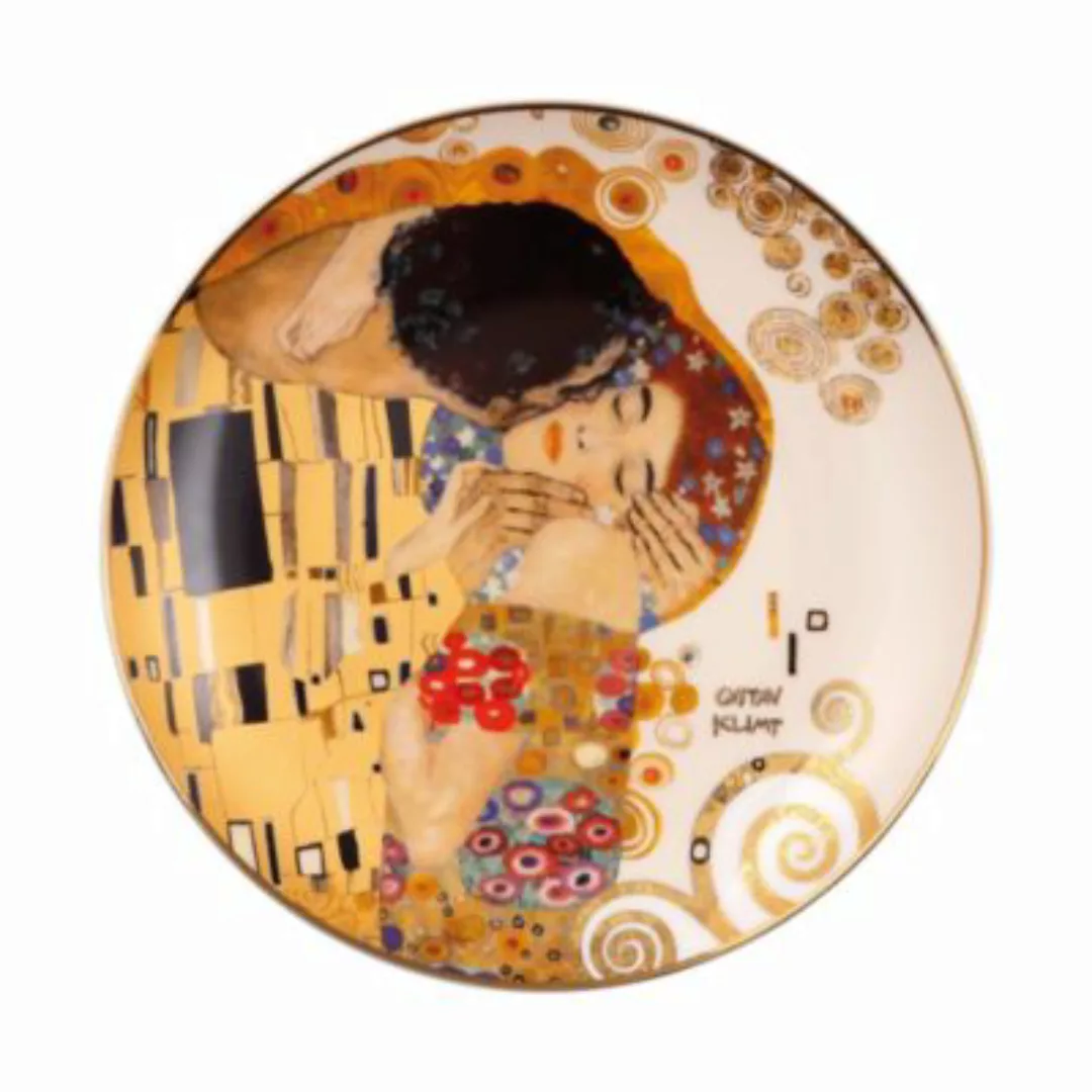 Goebel "Wandteller Gustav Klimt - ""Der Kuss""" bunt günstig online kaufen