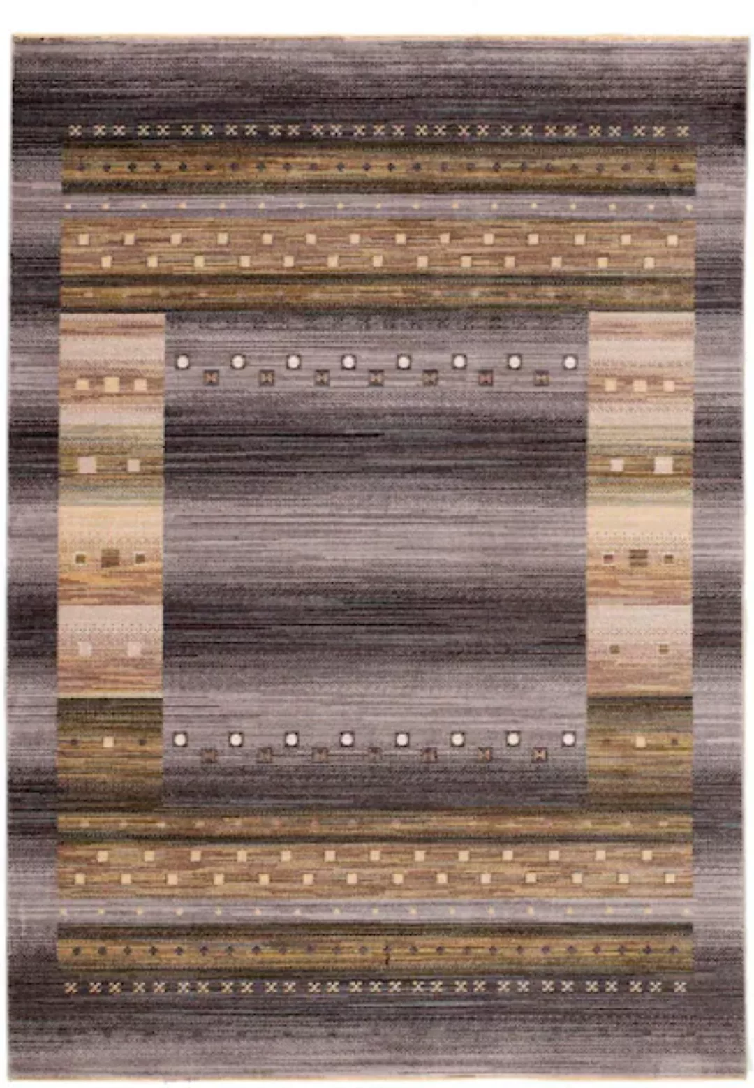 Kurzflorteppich - grau - Synthethische Fasern - 250 cm - Teppiche > Wohntep günstig online kaufen