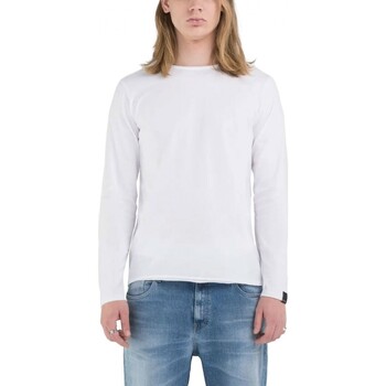 Replay  T-Shirts & Poloshirts Langrmliges T-Shirt mit normaler Passform Wei günstig online kaufen