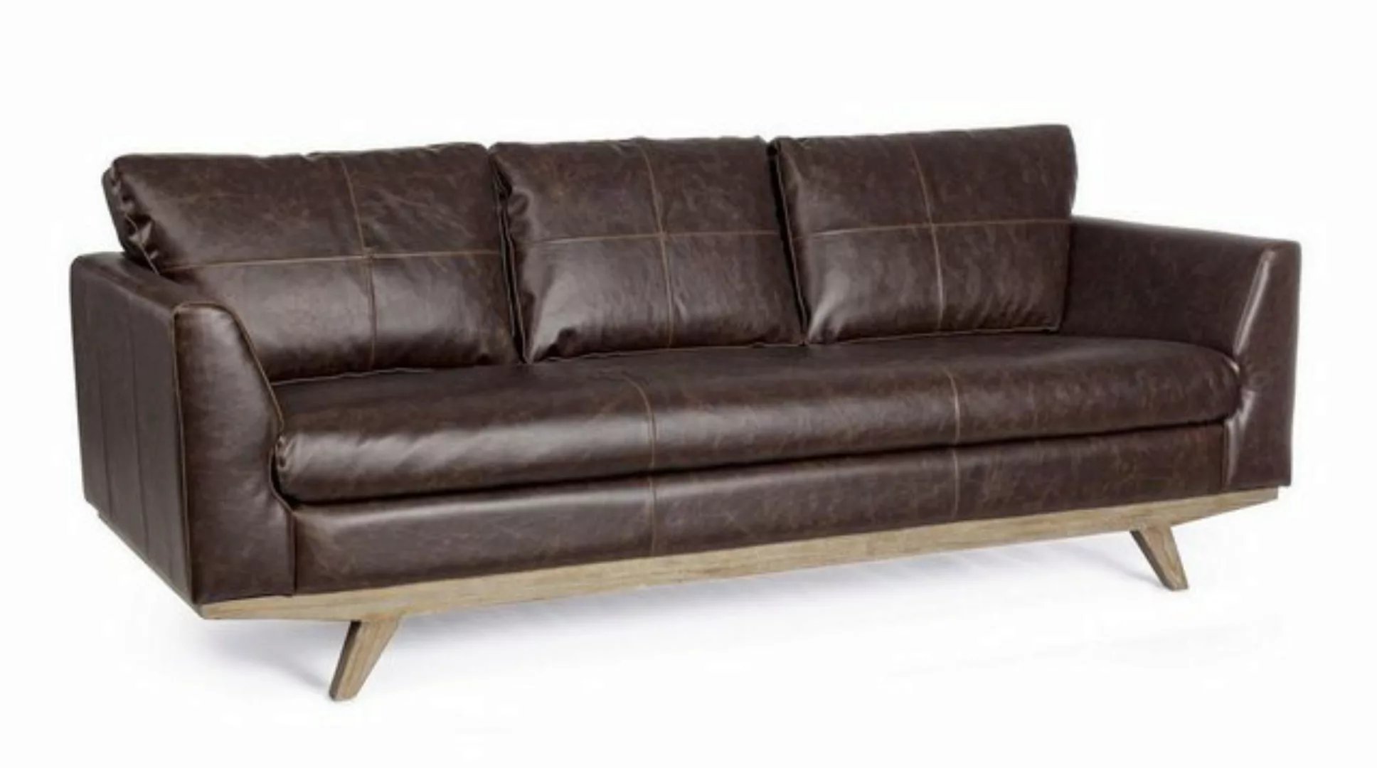 Natur24 Sofa Sofa Johnston 213x82x90cm Polyurethan Sofa Couch Polster günstig online kaufen