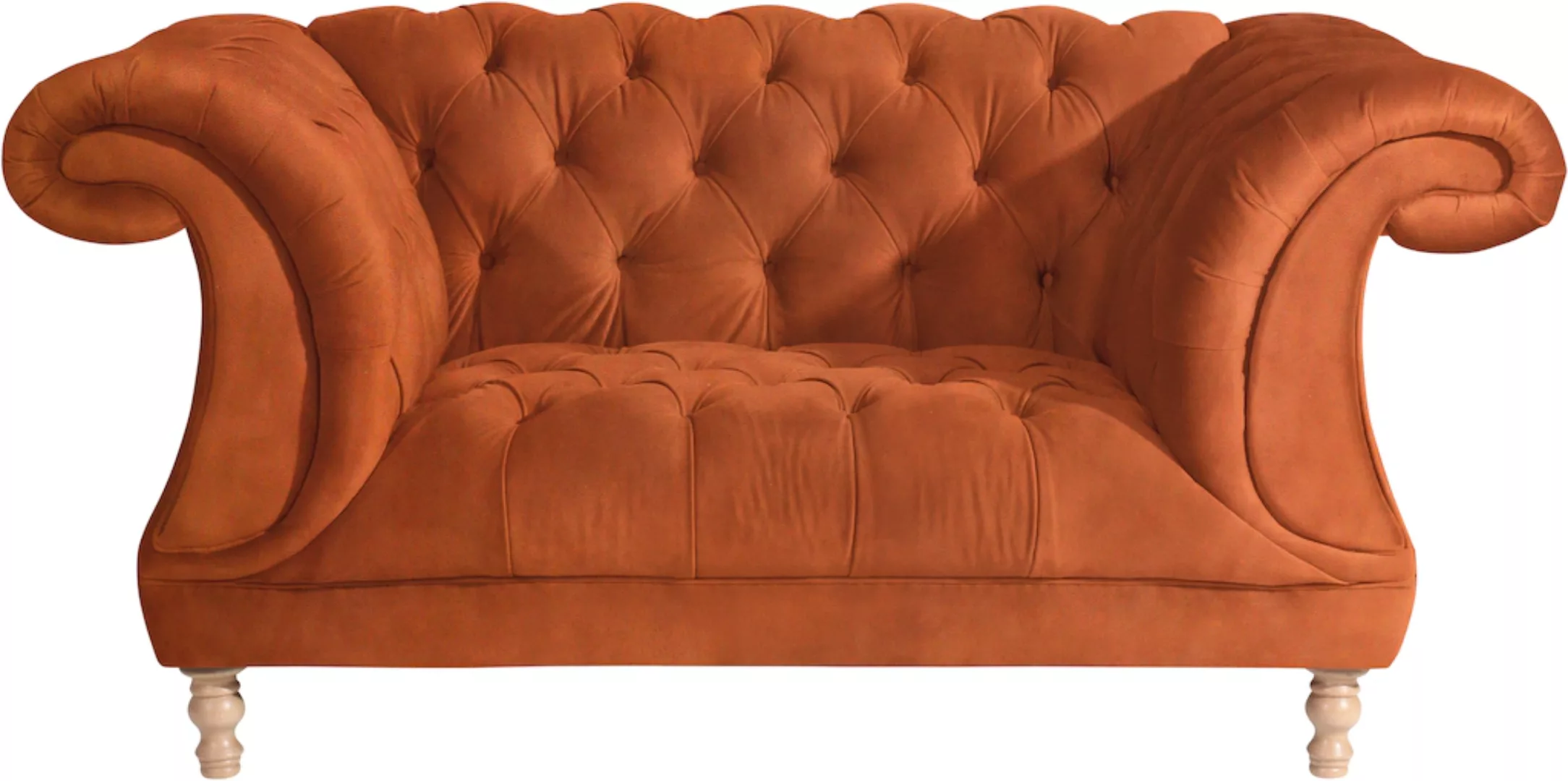 Max Winzer® Loveseat »Isabelle, Loungesessel«, mit Knopfheftung & gedrechse günstig online kaufen