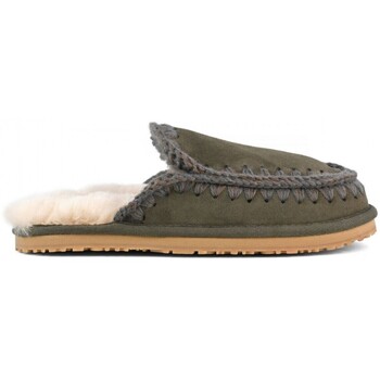 Mou  Sneaker Full Eskimo Stitch Slipper Oliv günstig online kaufen