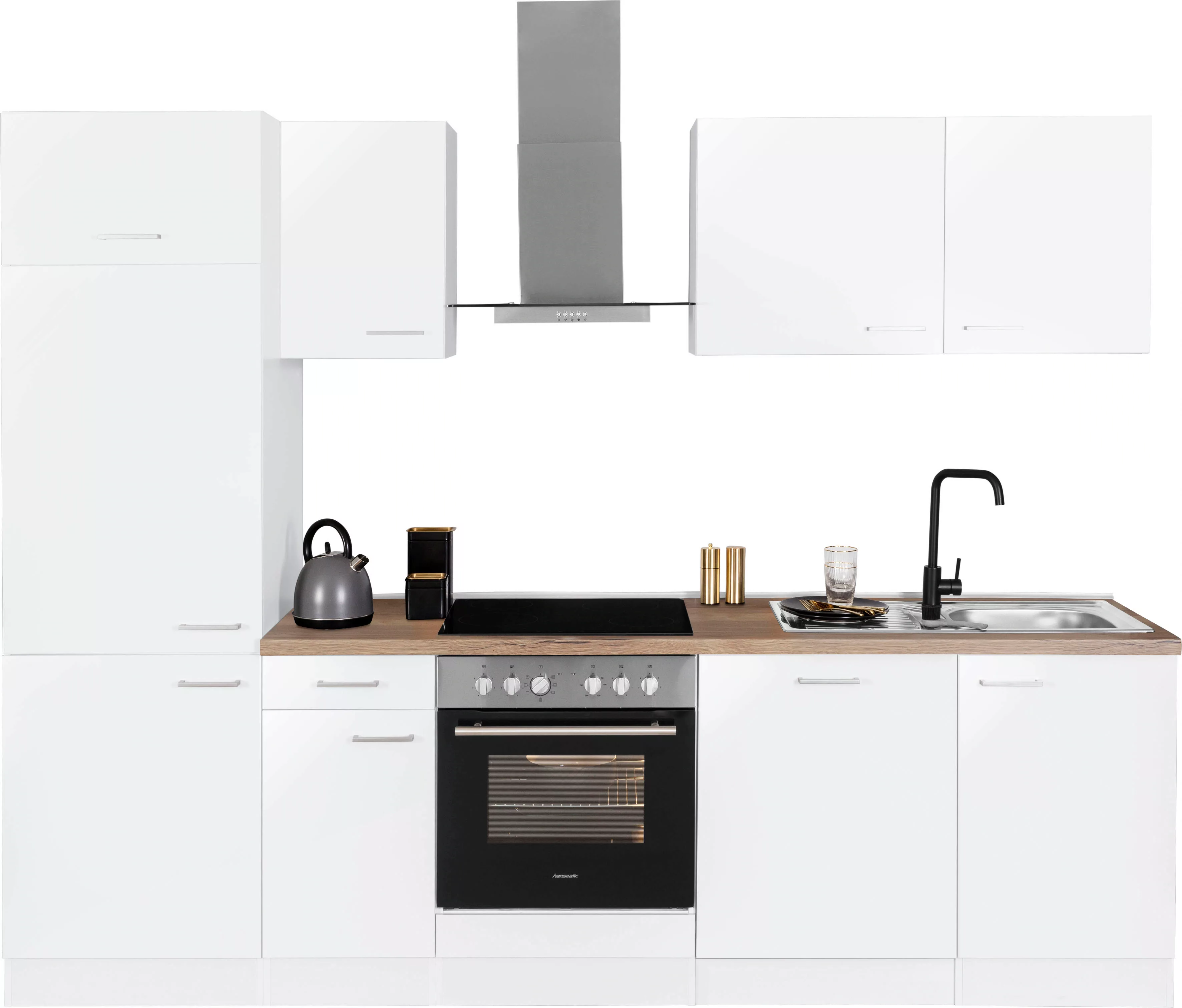 OPTIFIT Küchenzeile "Iver", 270 cm breit, inkl. Elektrogeräte der Marke HAN günstig online kaufen