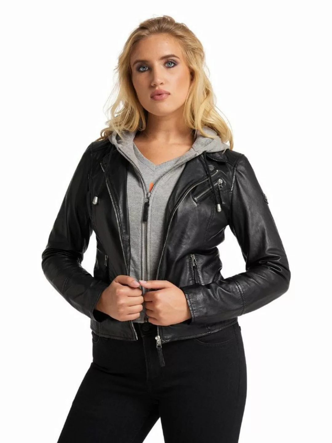 Bruno Banani Lederjacke BROWN günstig online kaufen