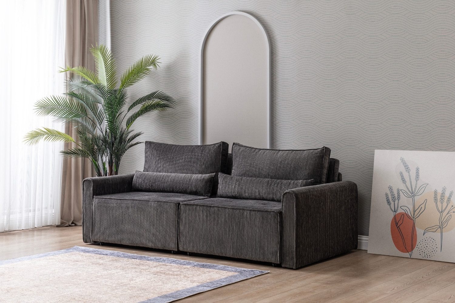 gowoll 3-Sitzer Sofa Bed mit Schlaffunktion günstig online kaufen