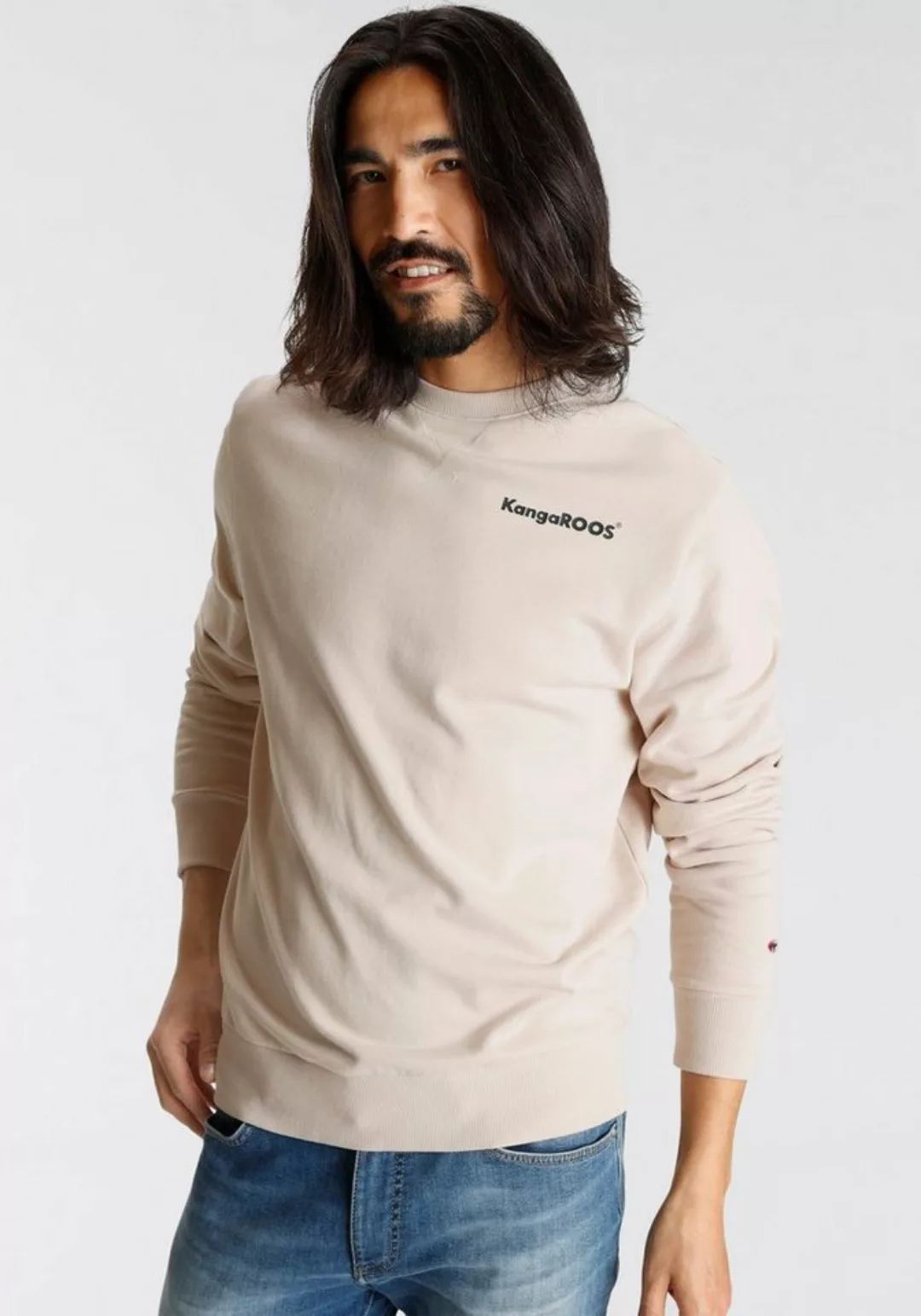 KangaROOS Sweatshirt mit Logoschriftzug günstig online kaufen