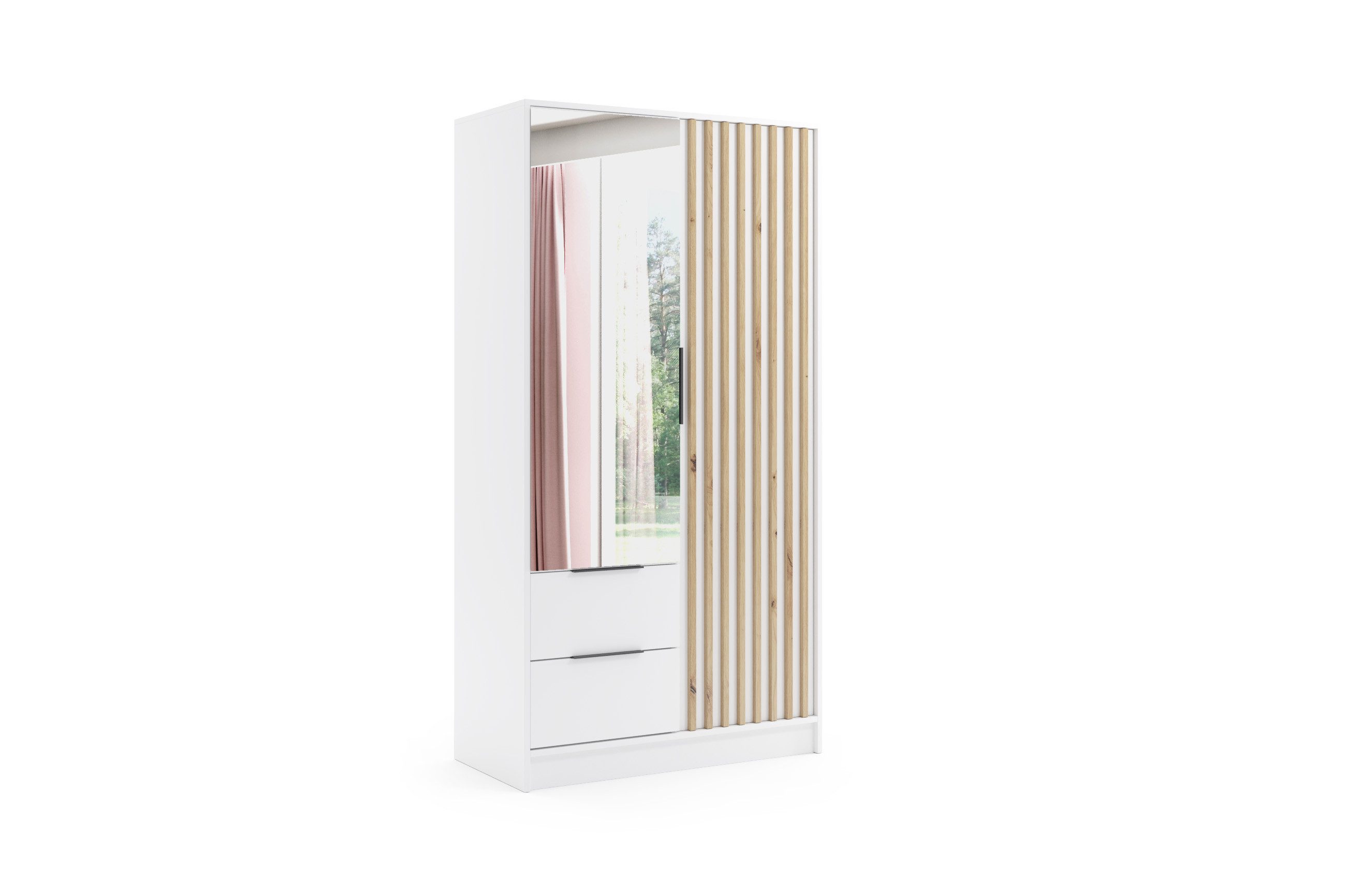 ALTDECOR Drehtürenschrank NERA (Kleiderschrank Garderobenschrank mit günstig online kaufen