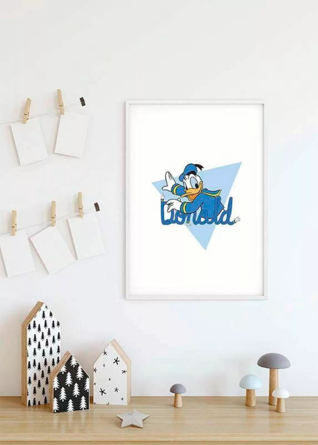 Komar Poster "Donald Duck Triangle", Disney, (1 St.), Kinderzimmer, Schlafz günstig online kaufen