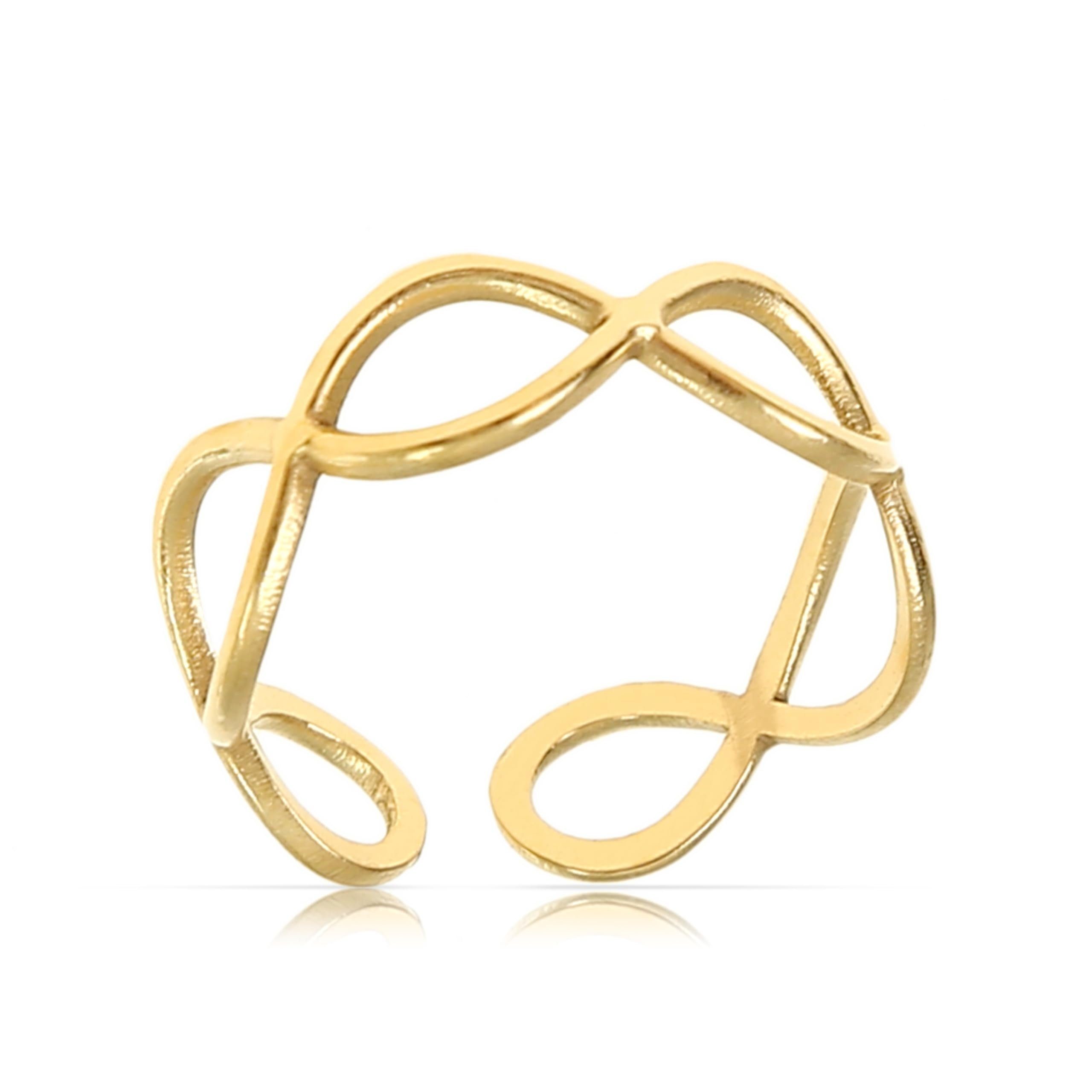 Made by Nami Fingerring Goldener Boho günstig online kaufen