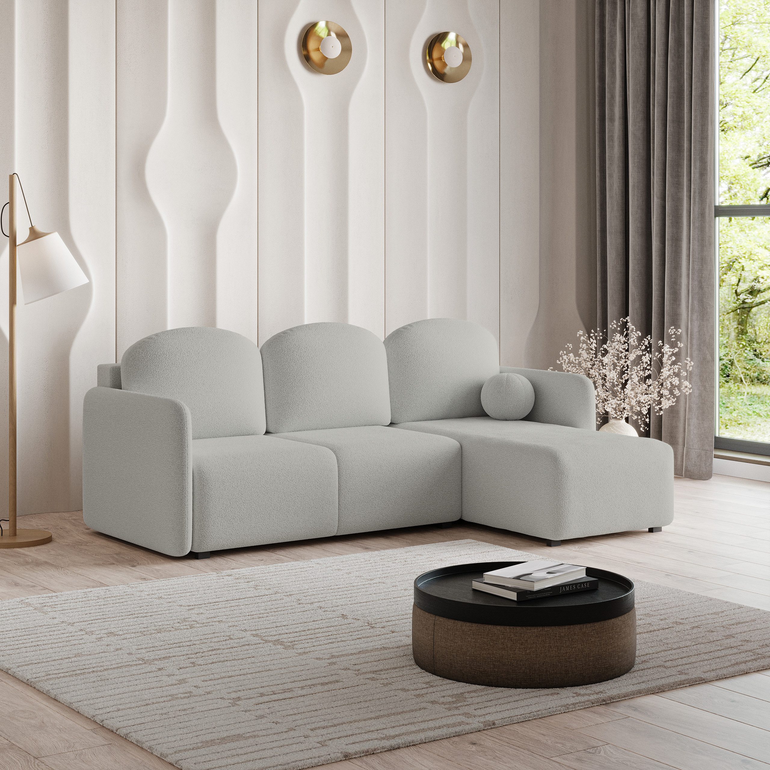 Masseno Ecksofa SUVINO mit Schlaffunktion L-Form, günstig online kaufen