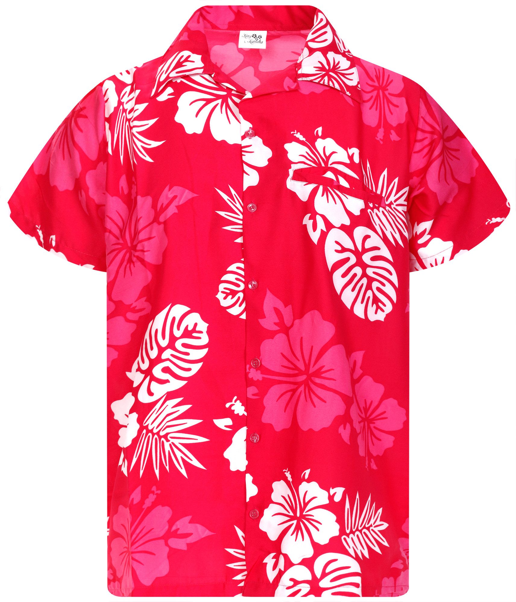 King Kameha Hawaiihemd Mono Hibiscus Funky günstig online kaufen