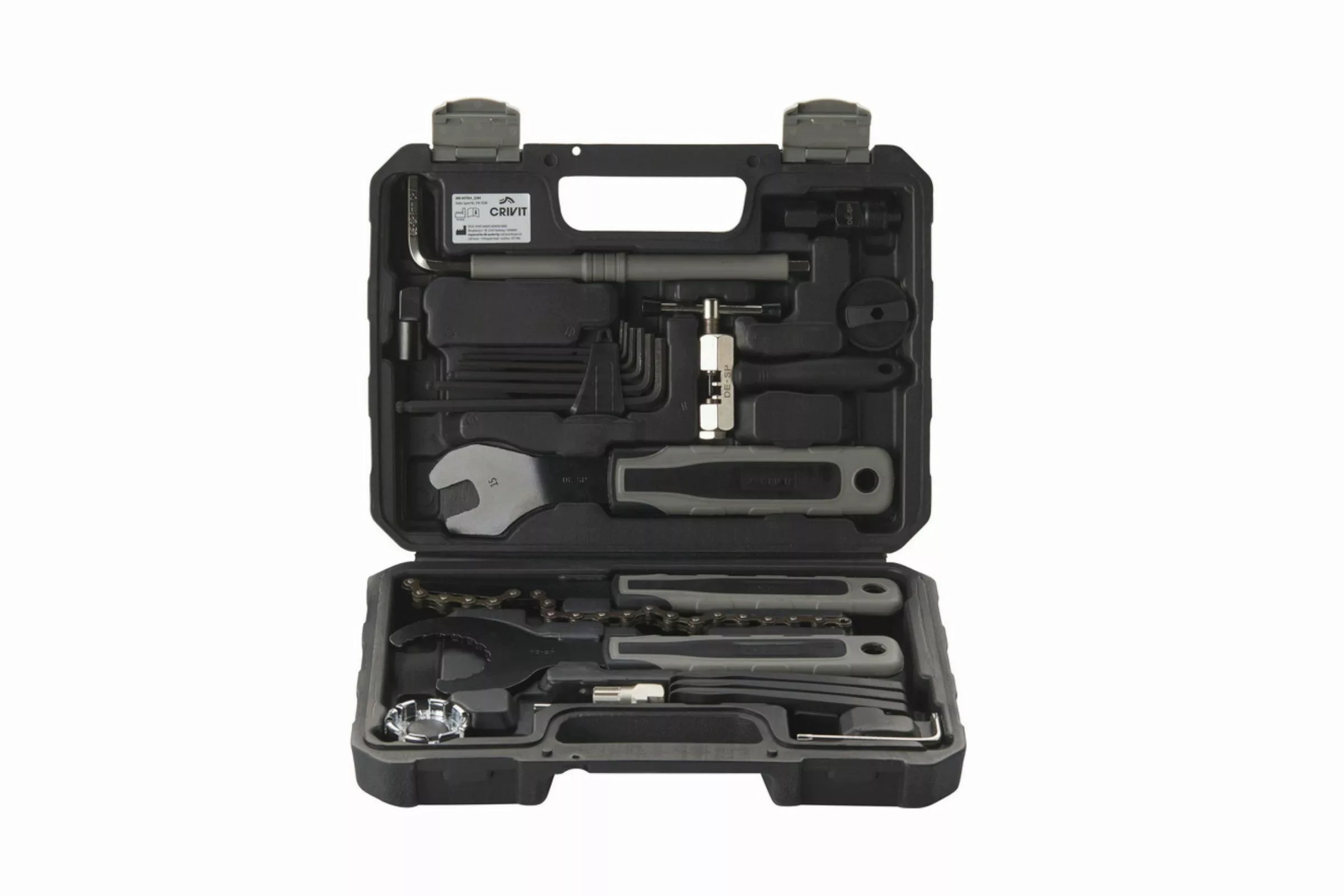 crivit Fahrradwerkzeugset Crivit Fahrradwerkzeugkoffer 20teilig Reparaturse günstig online kaufen