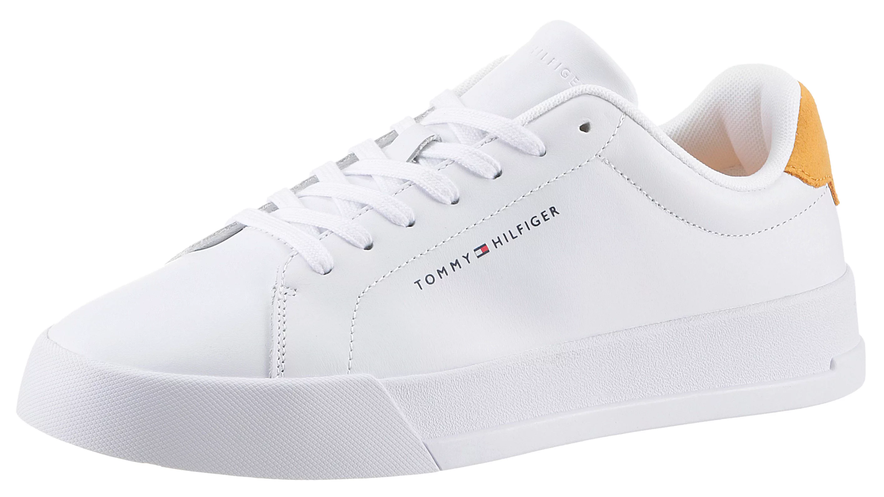 Tommy Hilfiger Sneaker "TH COURT LEATHER", mit seitlichem Logoschriftzug, F günstig online kaufen