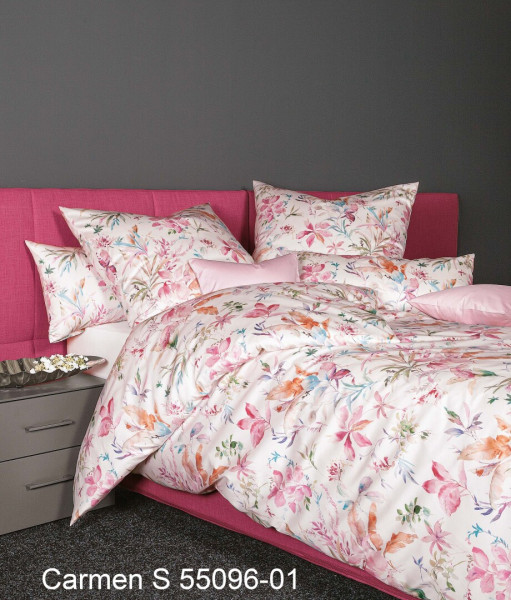 Janine Interlock-Jersey Bettwäsche CARMEN S 55096 korallrosa Größe:  80x80 günstig online kaufen