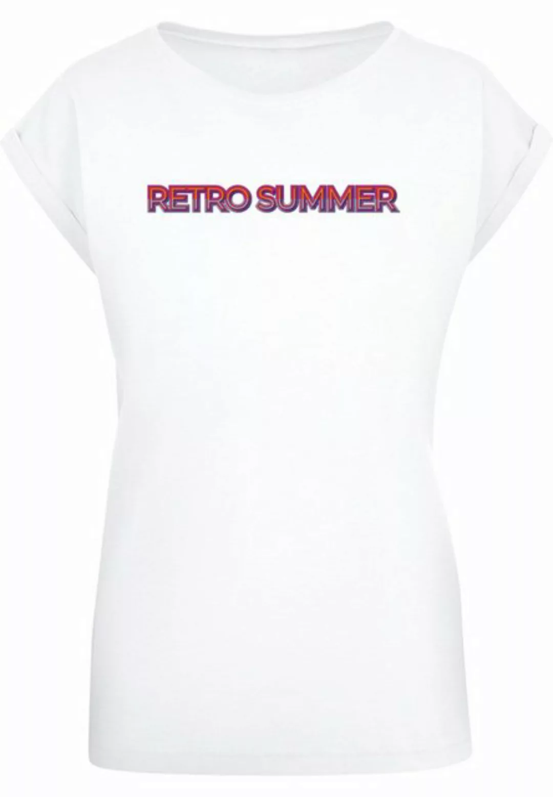 Merchcode T-Shirt "Merchcode Damen Ladies Summer - Retro T-Shirt" günstig online kaufen