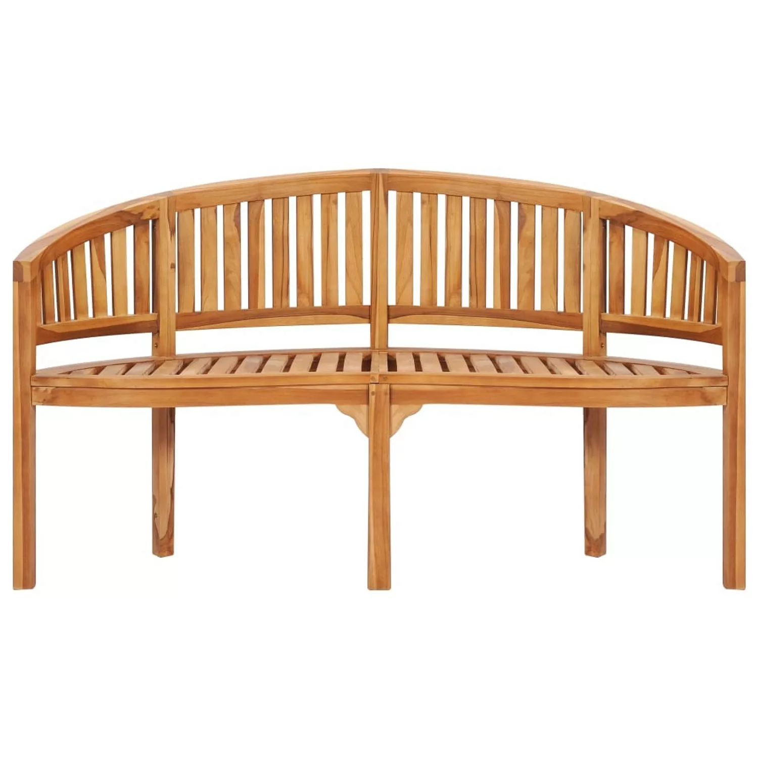 Bananenbank 151 Cm Massivholz Teak günstig online kaufen