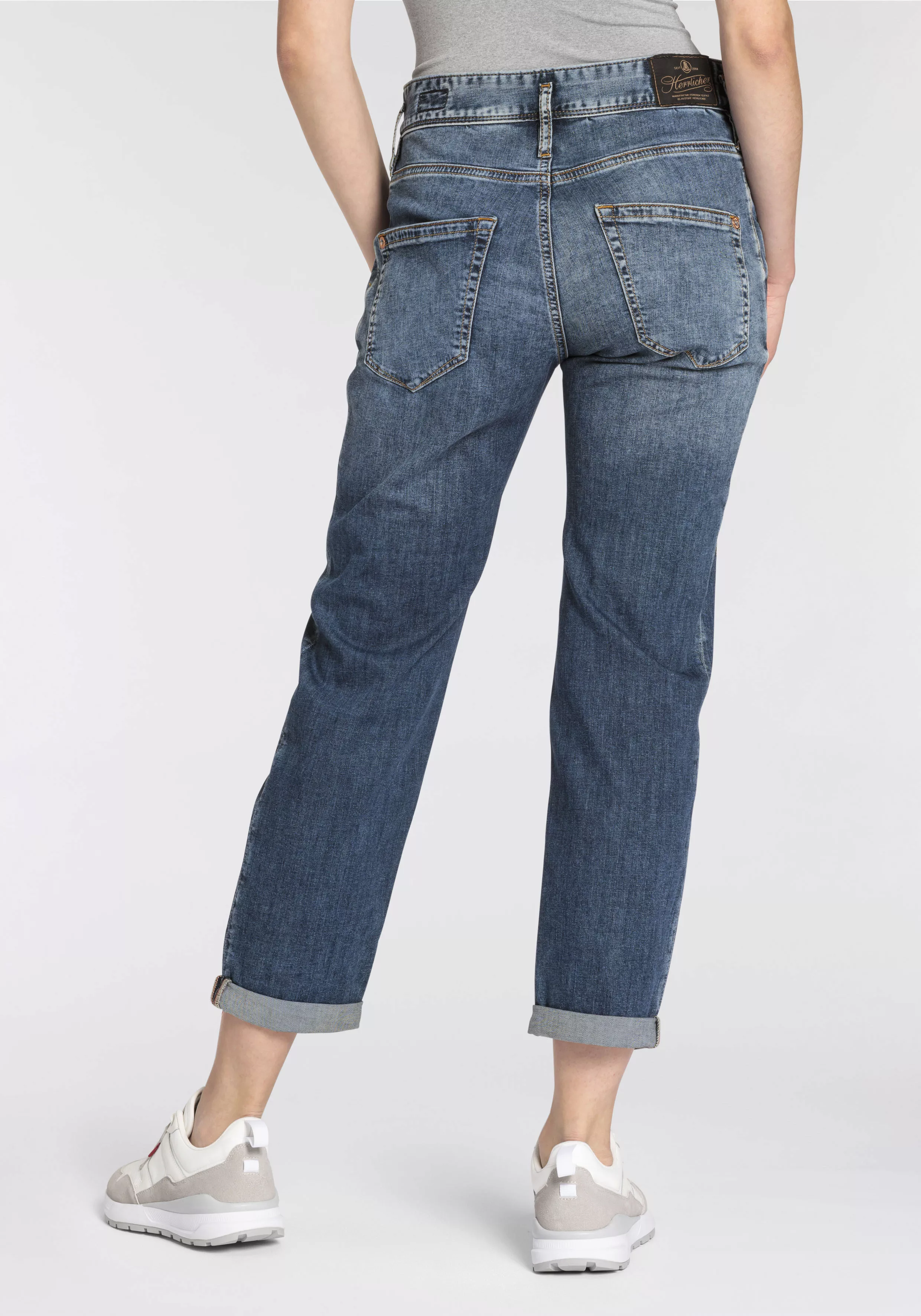 Herrlicher Boyfriend-Jeans Gio Milano, Gio-Kim, bequeme Power-Stretch-Jeans günstig online kaufen