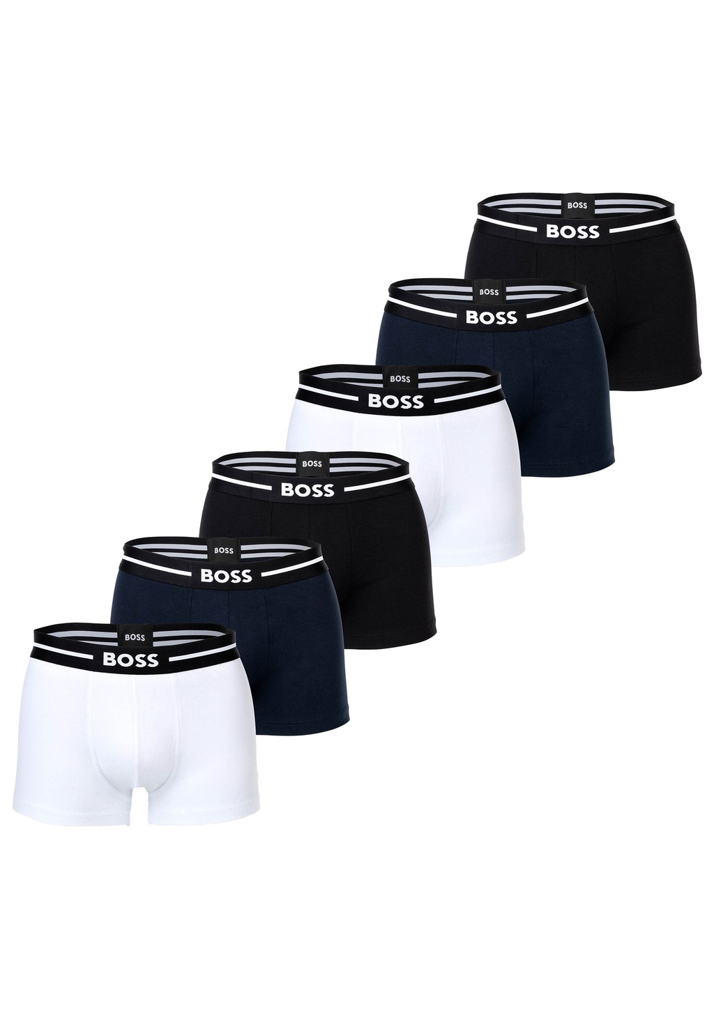 BOSS Boxershorts "Boxershort Trunk 6P Bold 10257977 01 6er Pack" günstig online kaufen