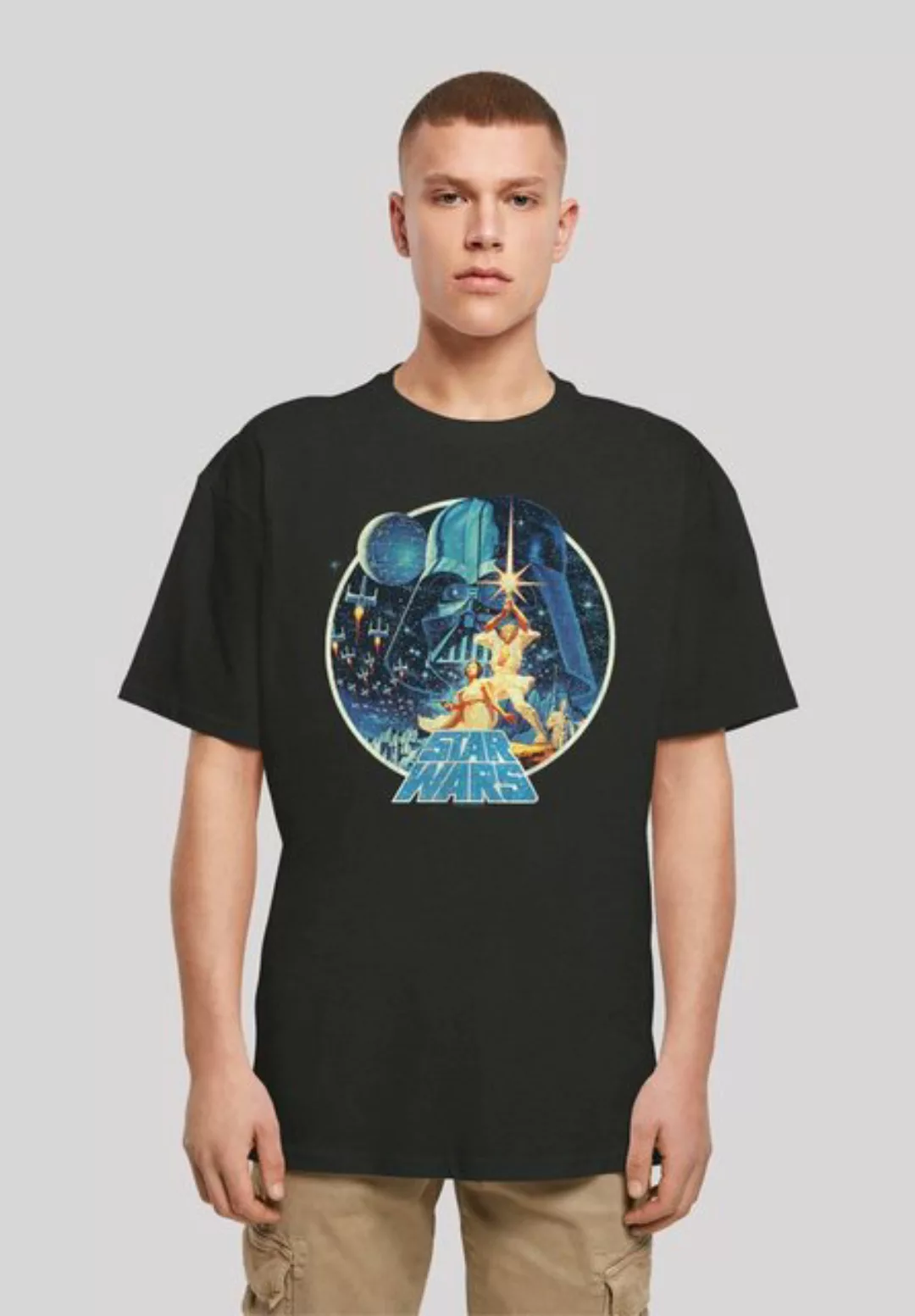 F4NT4STIC T-Shirt Star Wars Vintage Victory Rebellen Logo Print günstig online kaufen