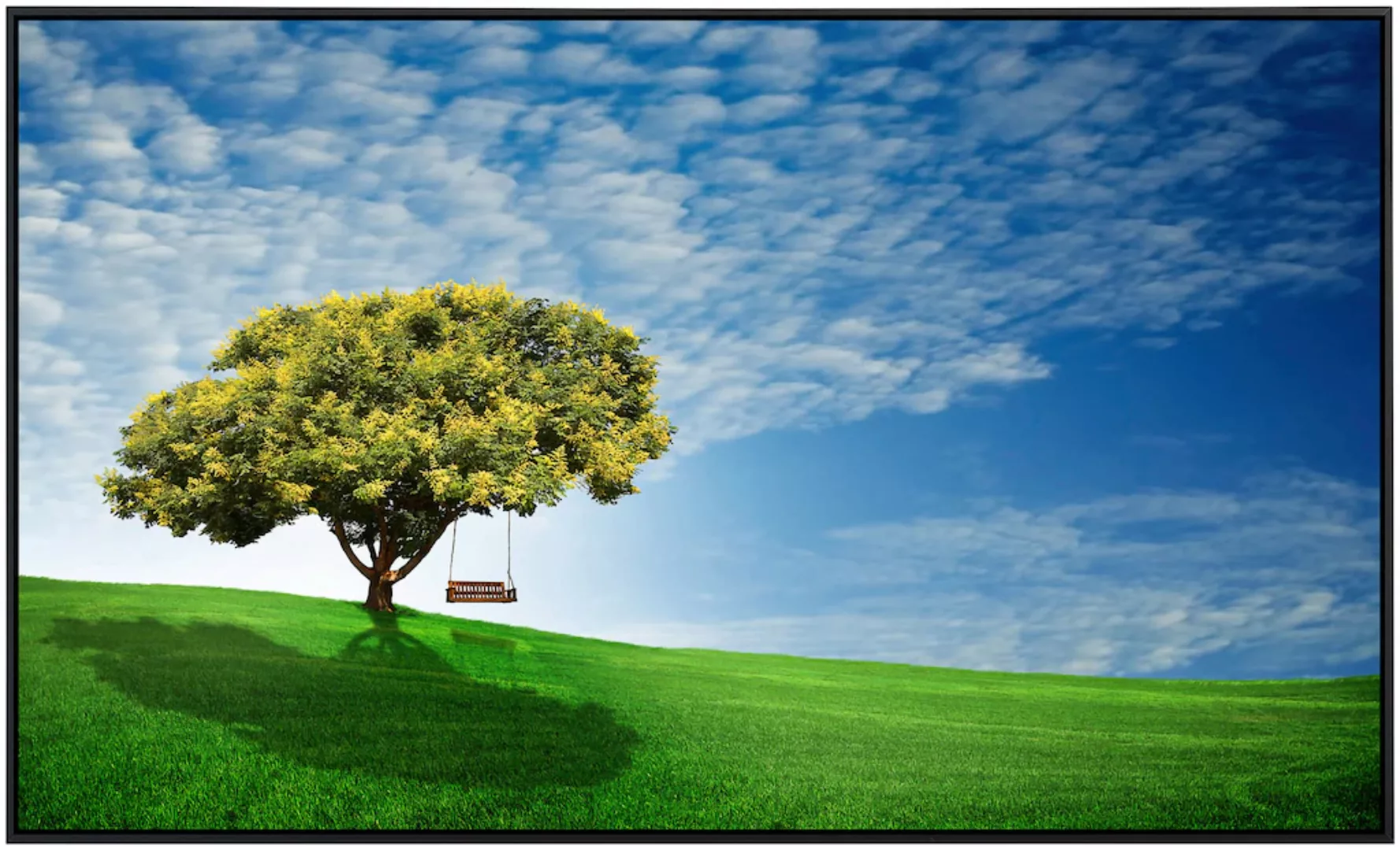Papermoon Infrarotheizung »Goldener Regenbaum«, sehr angenehme Strahlungswä günstig online kaufen