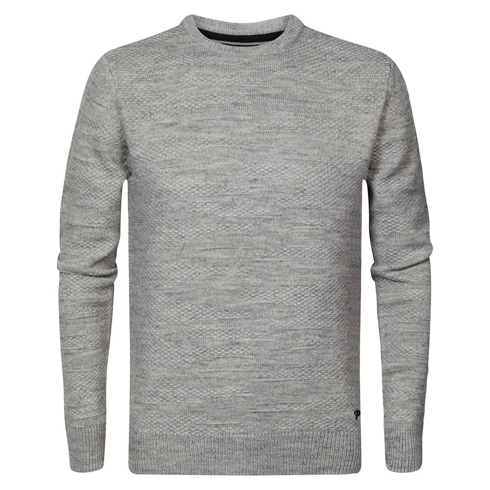 Petrol Industries Pullover Mit Rundhalsausschnitt M Light Grey Melee günstig online kaufen