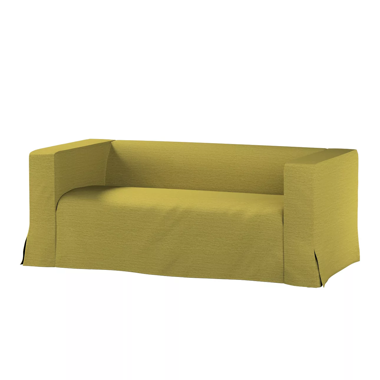 Bezug für Klippan 2-Sitzer Sofa, lang mit Kellerfalte, grün, Klippan 2-er, günstig online kaufen