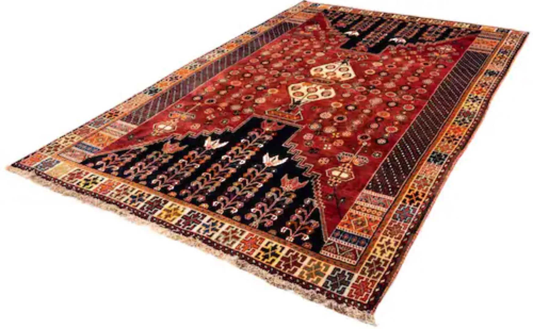 morgenland Wollteppich »Shiraz Medaillon 250 x 155 cm«, rechteckig günstig online kaufen