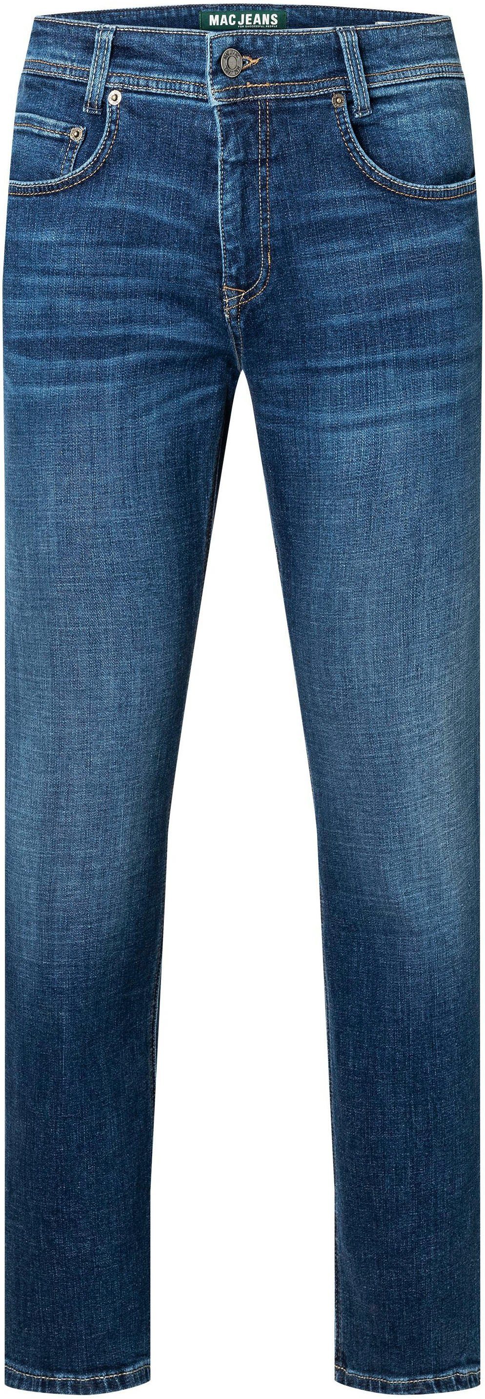 MAC Straight-Jeans "Arne", in gepflegter Optik, mit Stretch günstig online kaufen