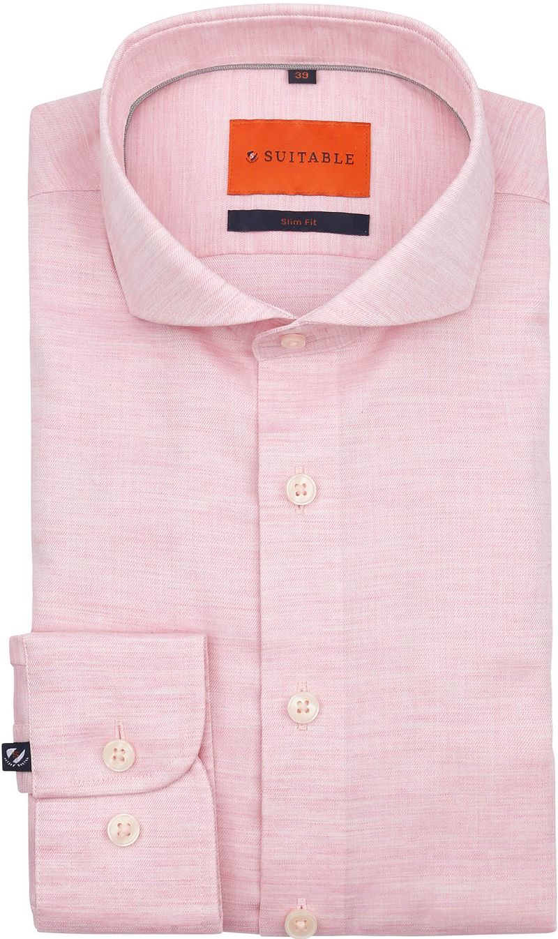 Suitable Melange Hemd Rosa - Größe 41 günstig online kaufen