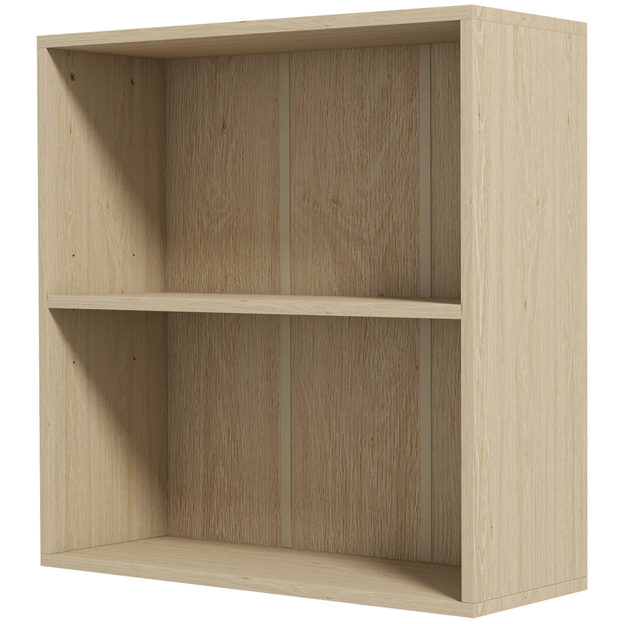 HOMCOM Bücherregal Aufbewahrungsregal mit 2 Fächern und verstellbarem Regal günstig online kaufen