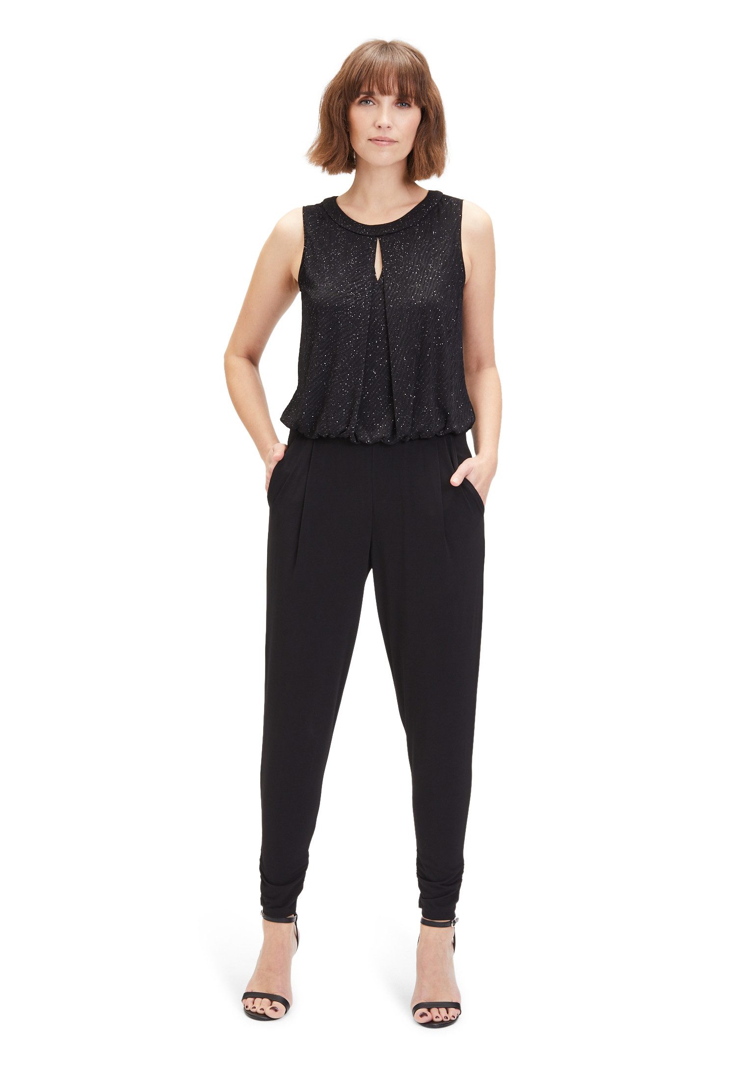 Vera Mont Overall "Vera Mont Damen Jumpsuit im Glitzer-Look", (1 tlg.), Gli günstig online kaufen