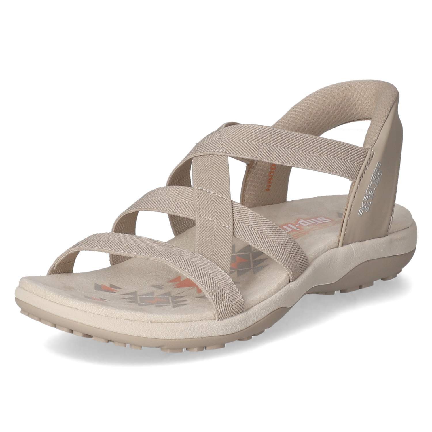 Skechers REGGAE SLIM-STRETCH FLEX Sandale, Flats, günstig online kaufen