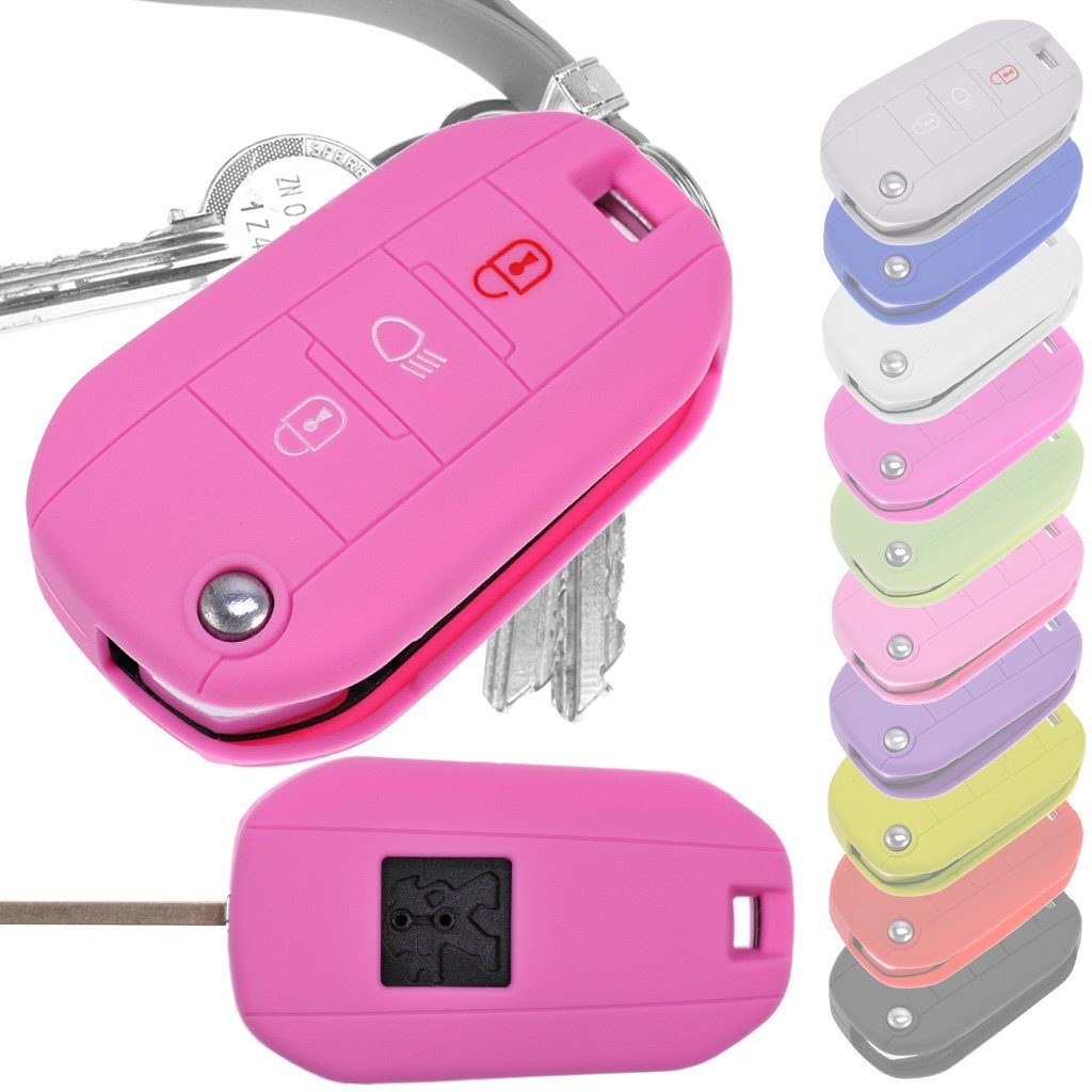 mt-key Schlüsseltasche Autoschlüssel Softcase Silikon Schutzhülle günstig online kaufen