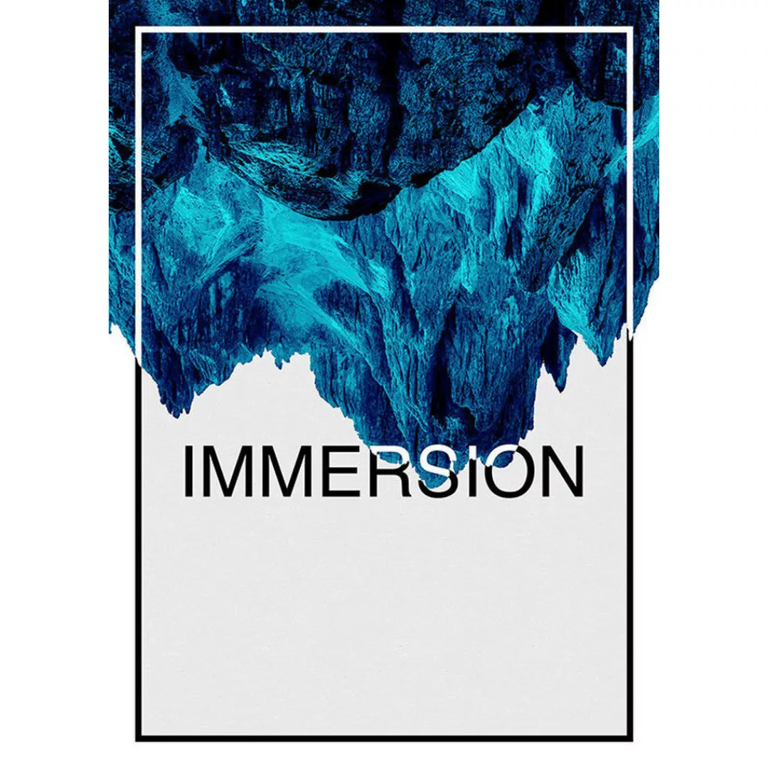 KOMAR Wandbild - Immersion Blue - Größe: 50 x 70 cm mehrfarbig Gr. one size günstig online kaufen