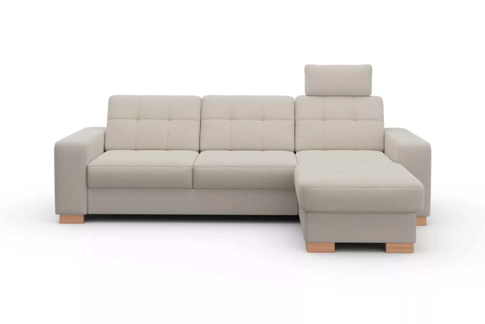 sit&more Ecksofa »Quincy L-Form«, wahlweise mit Bettfunktion und Bettkasten günstig online kaufen