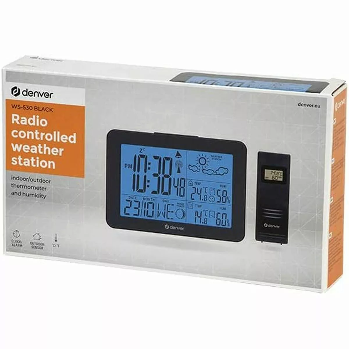 Multifunktions-wetterstation Denver Electronics 117160000050 Schwarz günstig online kaufen