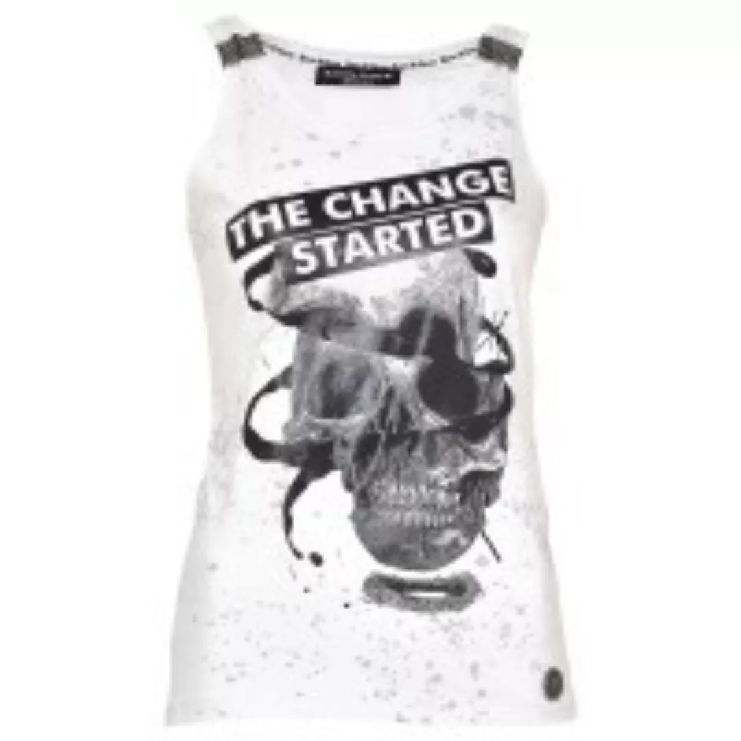 DAMEN TOP SKULL THE CHANGE - white günstig online kaufen