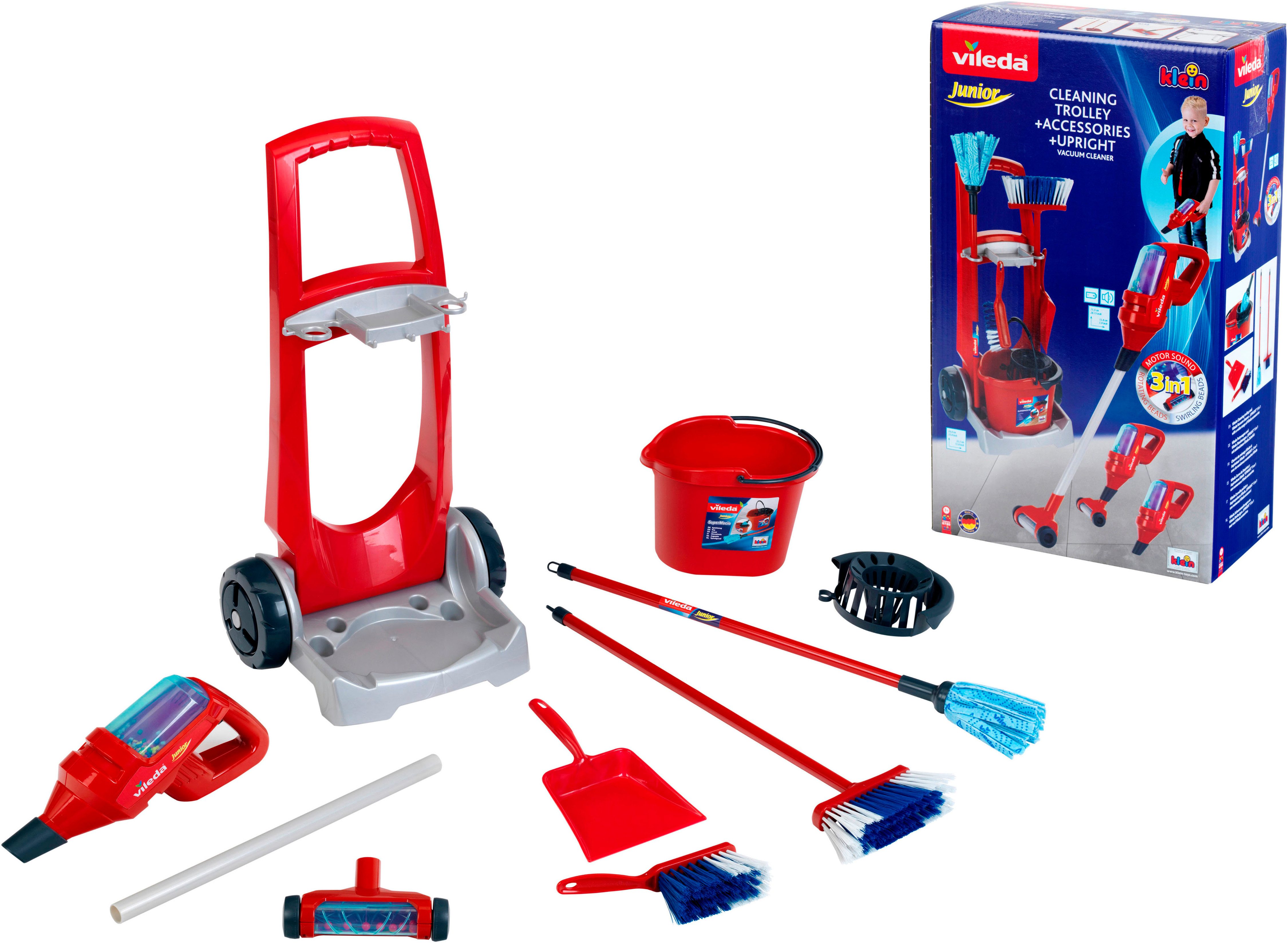Klein Kinder-Besenwagen Vileda, mit Staubsauger, Made günstig online kaufen