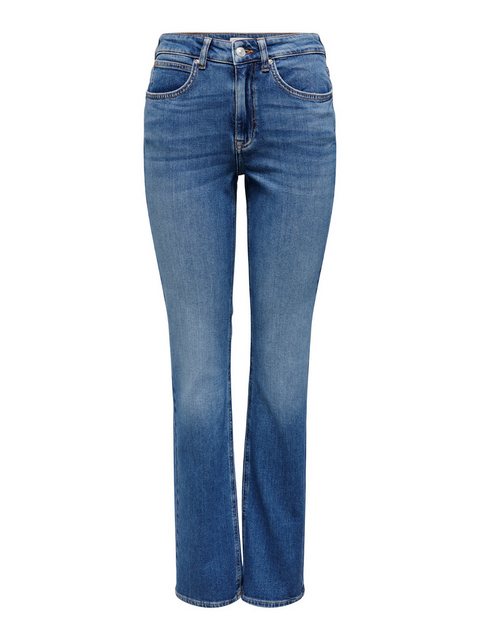 ONLY Bootcut-Jeans ONLEVERLY MW SWEET FLARED DNM CRO187 (Flared Jeans, Schl günstig online kaufen