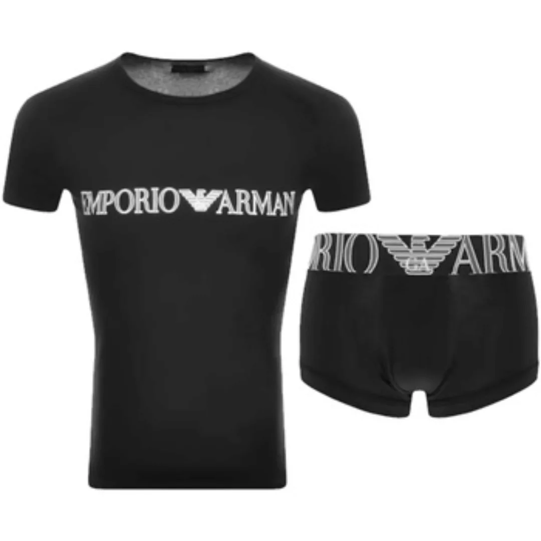 Emporio Armani  Pyjamas/ Nachthemden Pyjama Shortsleeve und Boxershort günstig online kaufen